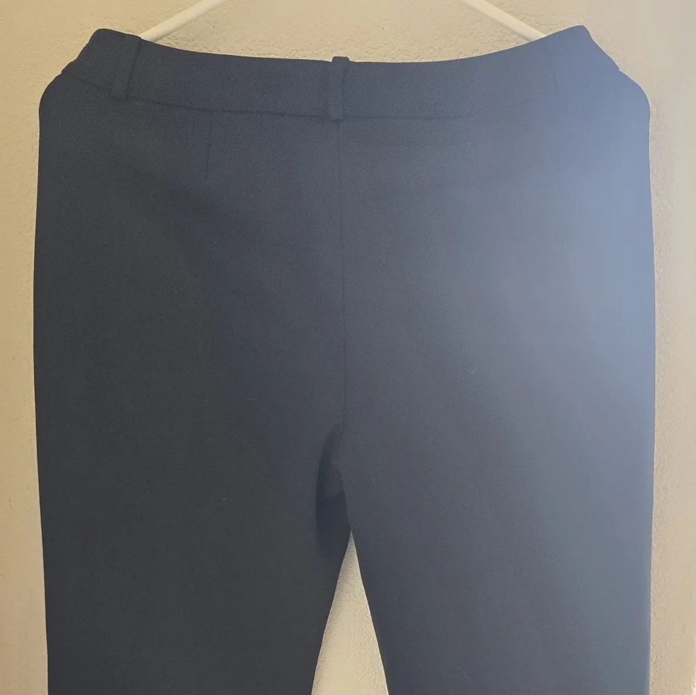 Express Black Dress Pants 7/8 – Front Zip, Flare - Picture 6 of 6